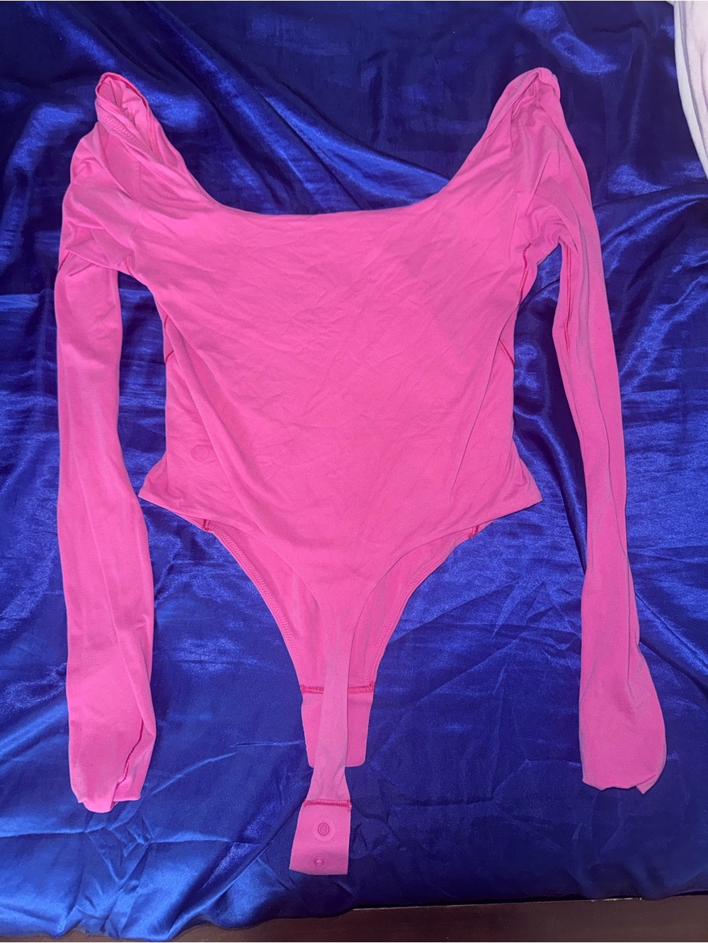 lululemon Hot Pink Long Sleeve Bodysuit
